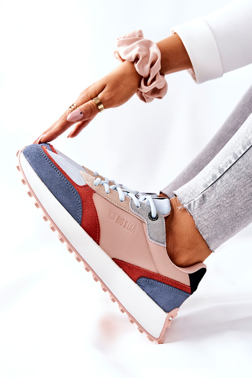 Sports Shoes Memory Foam Big Star II274401 Beige/Blue