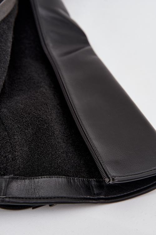 Women's insulated heeled boots with buckle Vinceza 58589 Black