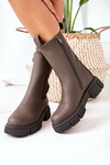 Insulated Chelsea Boots Army Green Must Have