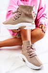 Women's Sport Sock Shoes Beige KeSport