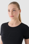 Women's T-Shirt With Print 4F Black 4FWMM00TTSHF1846-20S