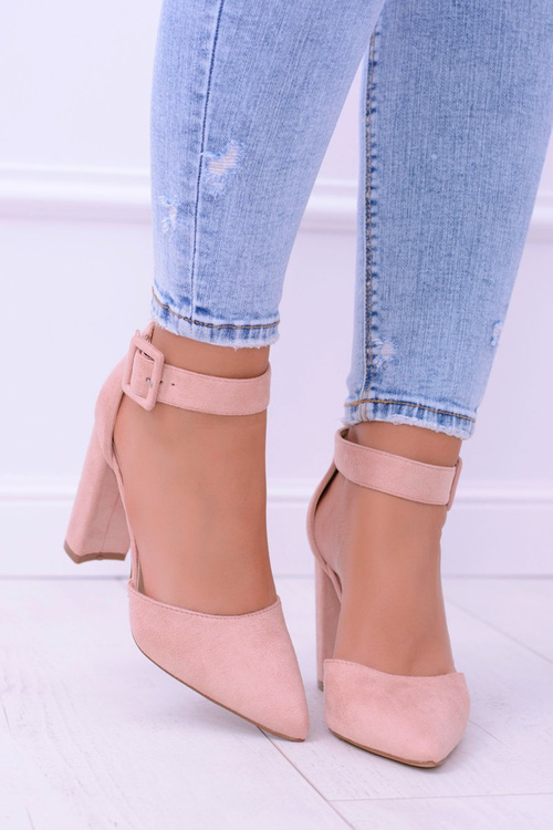 Women's Stiletto pumps Suede Pink Harinta