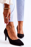 Classic Suede Heels Black Theira