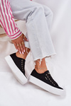 Ladies Sneakers With Lace Lee Cooper LCW-25-31-3439L Black