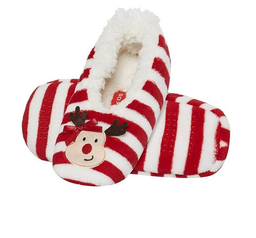 Home Women's SOXO Christmas Reindeer Ballerinas