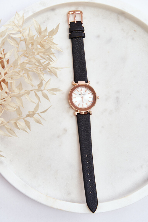 Zegarek Klasyczny Skóra Damski Czarny GDM220902 Giorgio&Dario