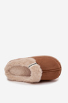 Women's slippers with fur Brown Parisse