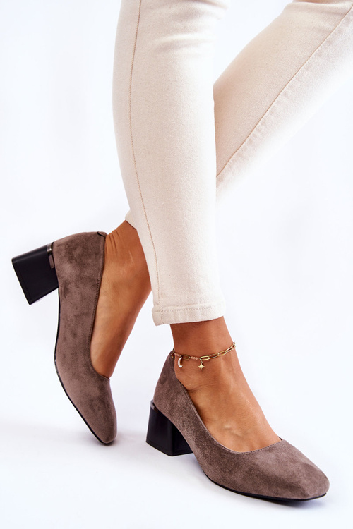 Suede Pumps La.Fi 230034G-SU Grey