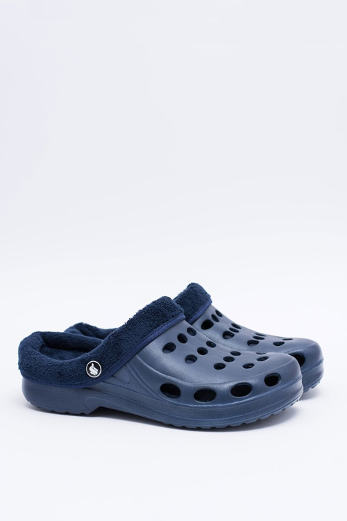 Women's Flip Flops Insulated Navy Blue Kroks EVA