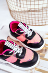 Children's Sport Shoes With Glitter Black-Pink Matylda