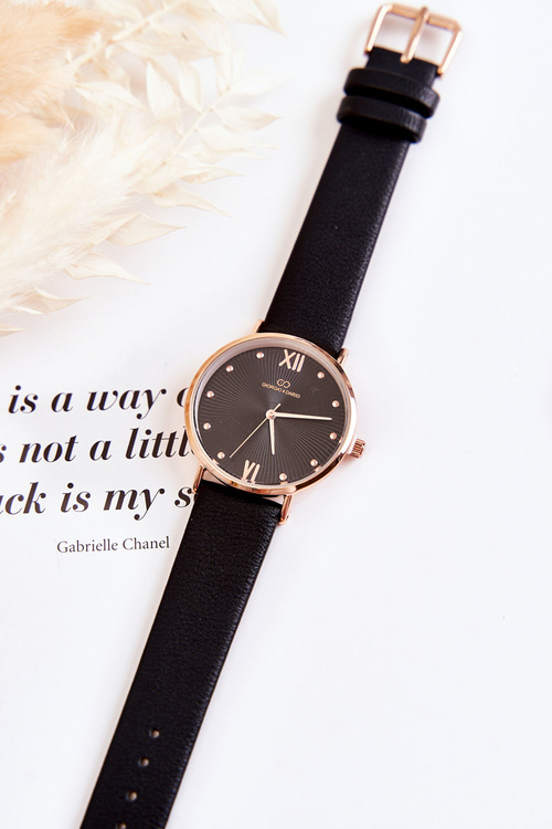 Women's Fashion Watch Belt Giorgio & Dario Black