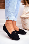 Women’s Loafers Black Lords Fringe Blue Therese
