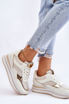 Women's Wedge Sports Shoes Light beige Ruby