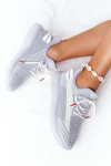 Women's Sports Shoes On A Rubber Sole Grey Freestyler
