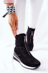 Women’s Boots On Wedge Black Glenvar