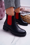 Women's Boots Stiletto Boots Red Rubber Black Superpower