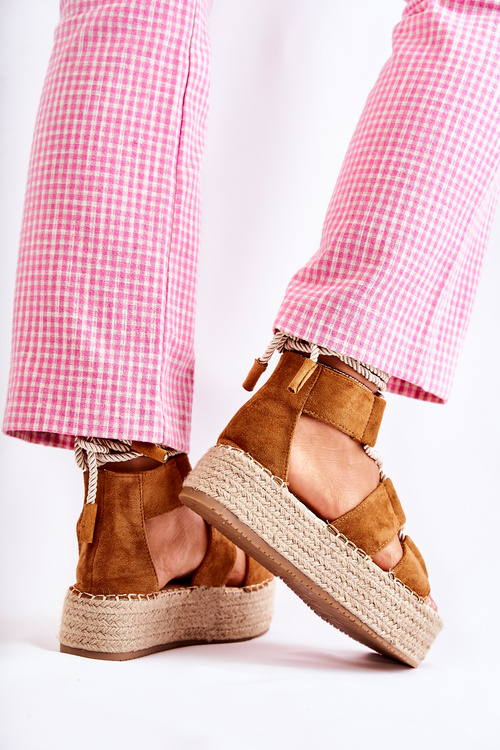 Women’s Espadrilles On Platform Camel India