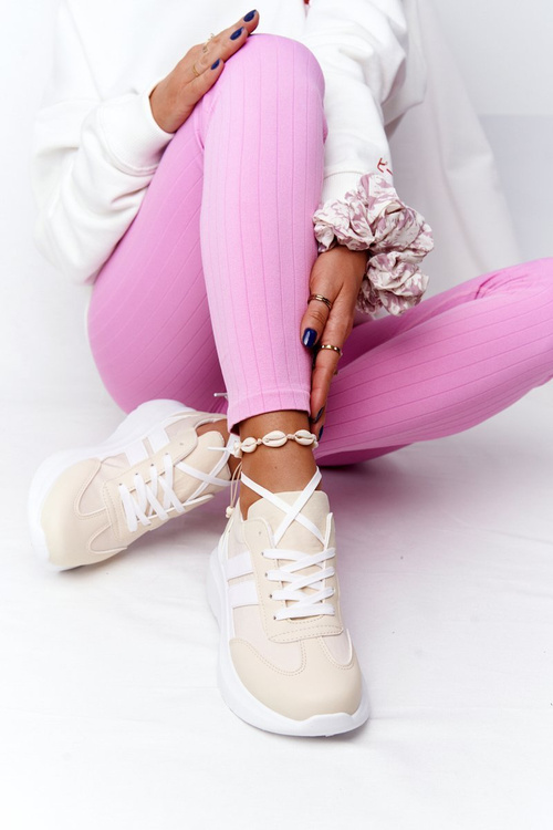 Women’s Sport Shoes Sneakers Beige Holiday