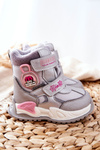 Children's Insulated Snow Boots Silver Nemi