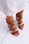 Women's Elegant Stiletto Sandals with Straps Villey