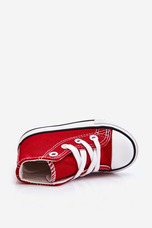 Children's High Sneakers Red Filemon