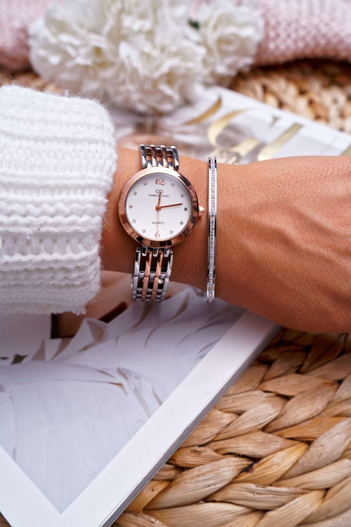 Women's Steel Bracelet With Zircons Silver Debi