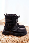 Children's Boots With Buckle Black Dollay