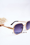 Trendy Sunglasses Ful Vue V160049 Gold-Violet-Blue