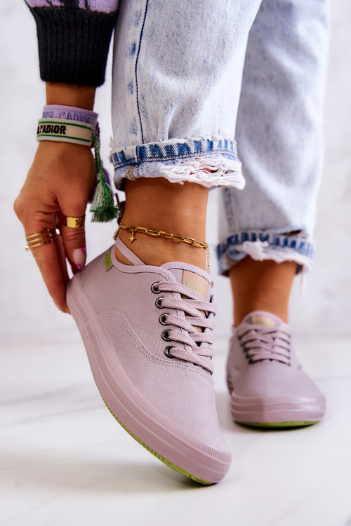 Light Women's Sneakers Big Star JJ274264 Grey