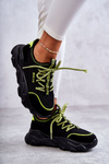 Women's Sneakers Memory Foam System Big Star KK274028 Black