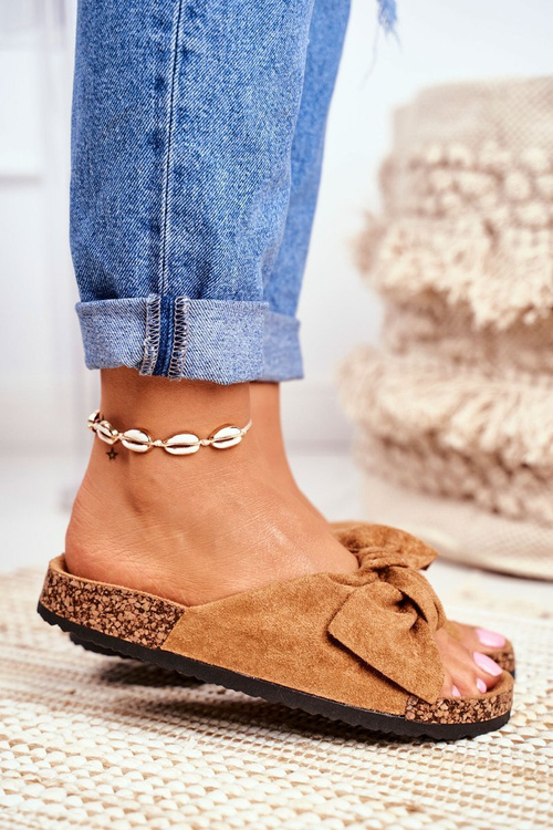 Camel Cork Lining Flip Flops Wendy