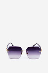 Women's Sunglasses with UV Filter Black-Gold