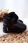 Children's Snow Boots Black Frosty