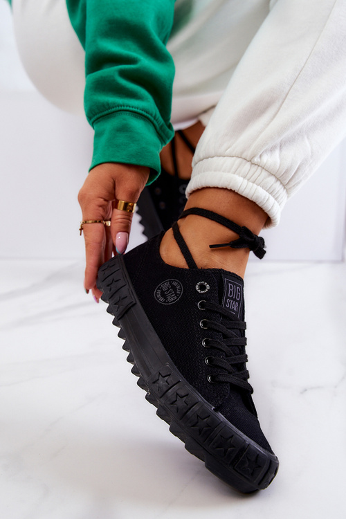 Tenisówki Trampki Niskie BIG STAR Czarne JJ274510