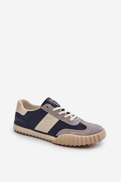 Sneakersy Męskie Granatowe Big Star NN174516