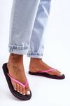 Women's Classic Flip Flops 4F 4FSS23FFLIF067-21S Black-Pink