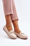 Women's Slip-On Loafers With Glitter Embellishment Beige This Moment