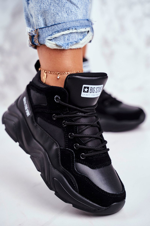 Sneakersy Buty Sportowe Big Star Czarne GG274644