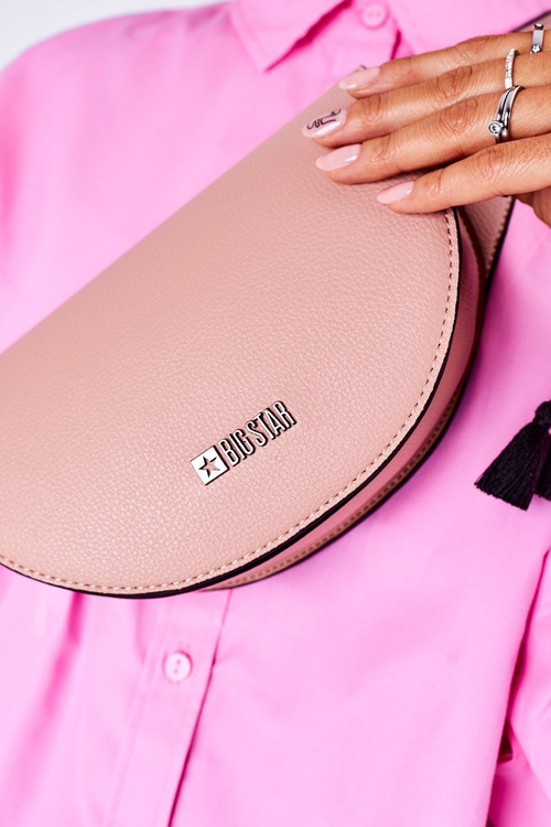 Leather Kidney Bag Big Star HH574078 Pink