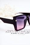Square Sunglasses Ombre V110021 Black