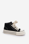 Women's Platform Sneakers Black Aineri