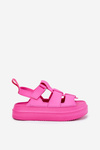 Ladies Platform Sandals Fuchsia Nitavelia