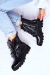 Women’s Boots Lacquered Leather Black Montegero