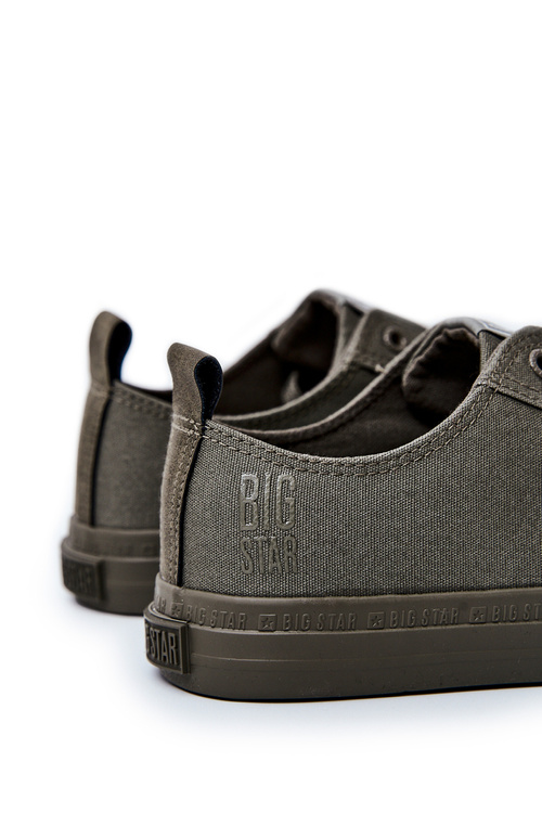 Trampki Męskie Materiałowe BIG STAR Khaki JJ174004