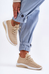 Classic Material Slip-On Sneakers Beige Gusto