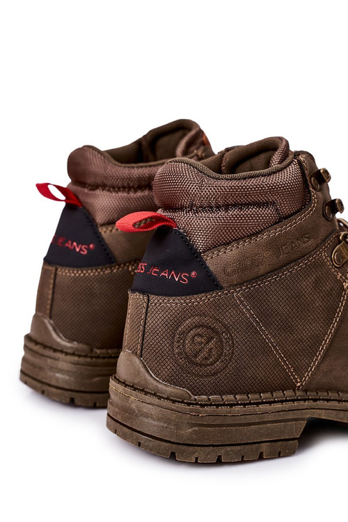 Men's Trekking Shoes Cross Jeans EE1R4030C Khaki