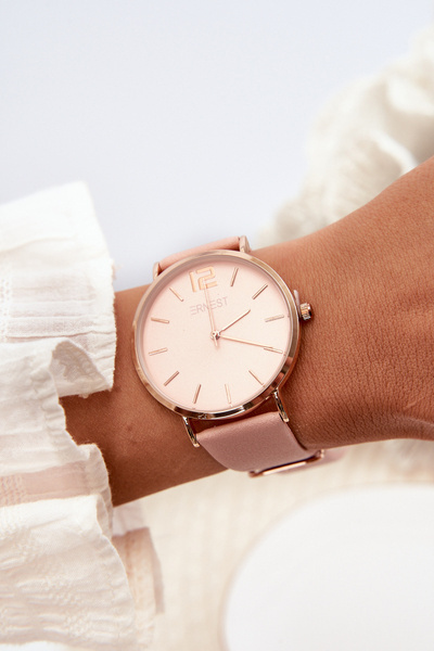 Zegarek Damski Różowy Ernest Sandmill