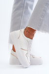 Sneakersy Damskie Na Platformie Tessama 55-26