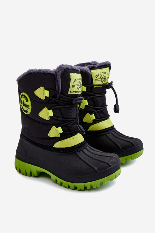 Dziecięce Śniegowce Ocieplane Lee Cooper LCJ-21-44-0519 Czarne 