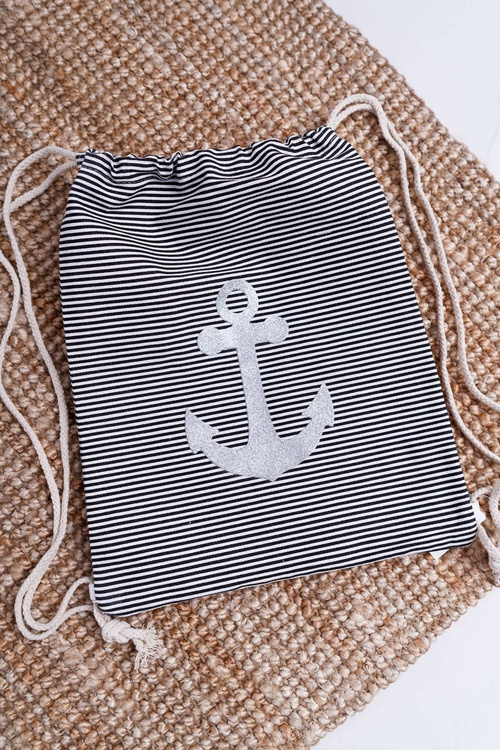 Women's Navy Handbag Black Beach Bag